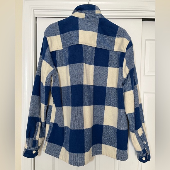 BDG Blue Flannel Jacket - Picture 2 of 2